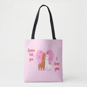 Llama Tell you Tote Bag