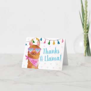 Llama Thank You Note Cards