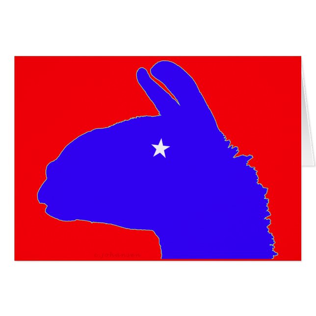 Llama: the lonestar llama of texas (Front Horizontal)
