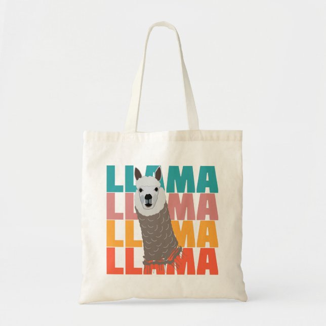 LLAMA. TOTE BAG (Front)