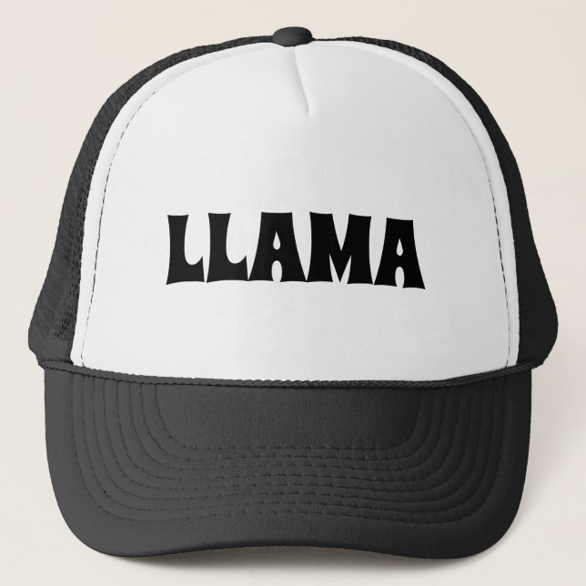 LLAMA TRUCKER HAT (Front)