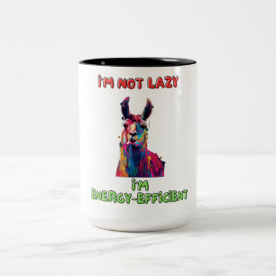 Llama Two-Tone Coffee Mug