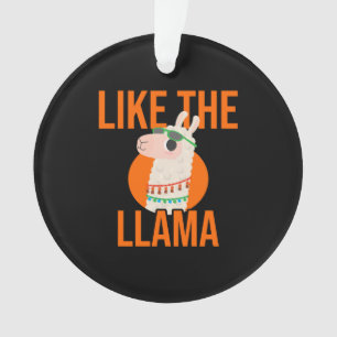 Llama Unicorn Lama animal trends saying gift Ornament