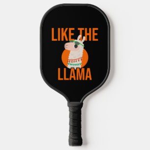 Llama Unicorn Lama animal trends saying gift Pickleball Paddle