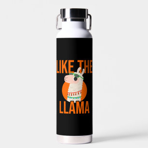 Llama Unicorn Lama animal trends saying gift Water Bottle