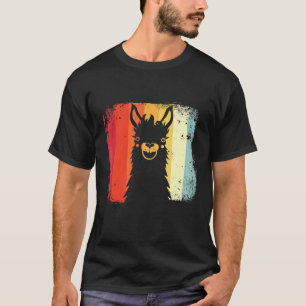 Llama Vintage Retro  For Animal Lover T-Shirt