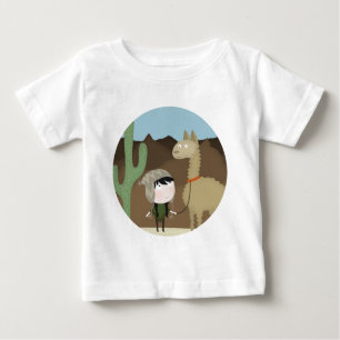 Llama walker baby T-Shirt
