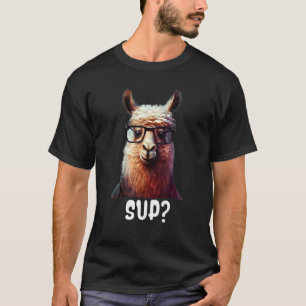 Llama with glasses saying Alpaca T-Shirt