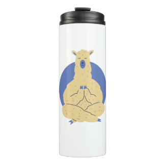 LLama Yoga Pose Thermal Tumbler