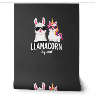 Llamacorn Squad Funny Unicorn Llama Squad Christma Wallpaper