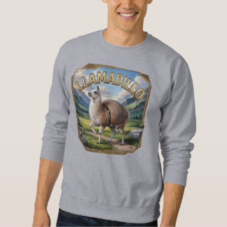 Llamadillo Photographic – Llama Armadillo Funny Sweatshirt