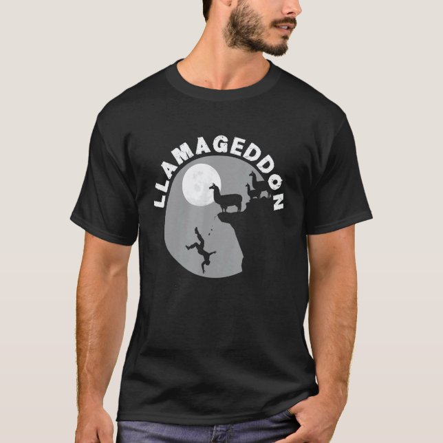 Llamageddon  Llama T-Shirt (Front)