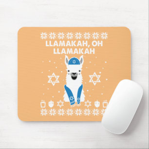 Llamakah, Oh Llamakah Hanukkah Gifts Mouse Pad
