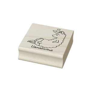 Llamalicious Llama Stamp