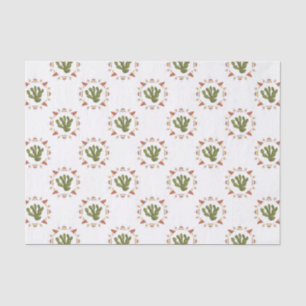 Llamarama Collection   Cactus Circle Tissue Paper