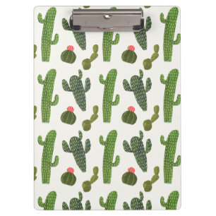 Llamarama Collection   Cute Cactus Clipboard