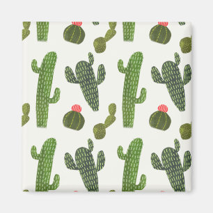 Llamarama Collection Cute Cactus Magnet