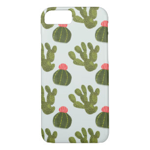 Llamarama Collection   Cute Cactus Pattern iPhone 8/7 Case