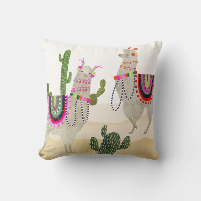 Llamarama Collection | Cute Lllamas Cushion (Front)