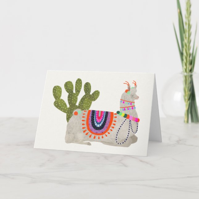 Llamarama Collection | Smiling Llamas Card (Front)