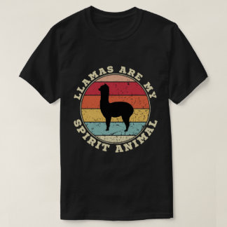 Llamas Are My Spirit Animal T-Shirt