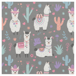 Llamas Fabric