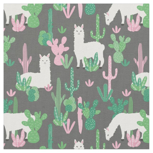 Llamas Fabric (Close Up)