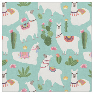 Llamas Fabric