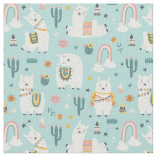 Llamas Fabric