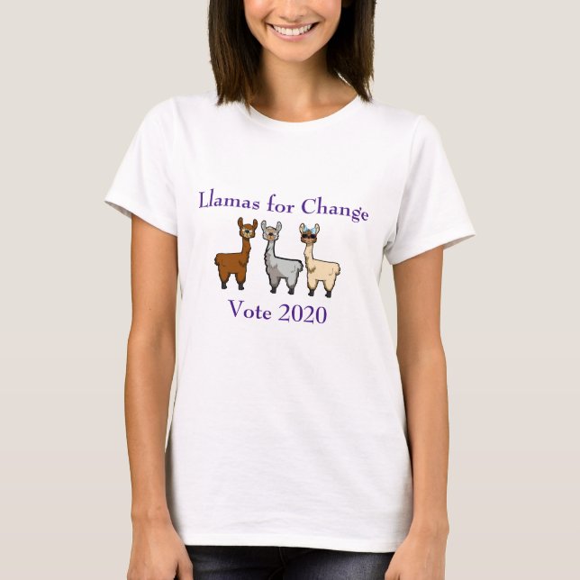 Llamas for Change Women's T-Shirt (Front)