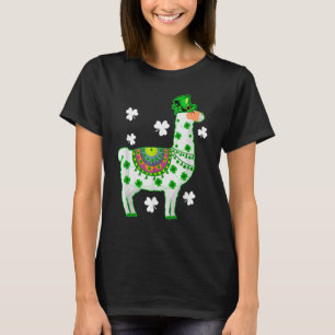 Llamas Lover Leprechaun Llama St. Patrick's Day T-Shirt