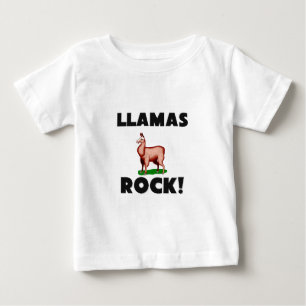 Llamas Rock Baby T-Shirt