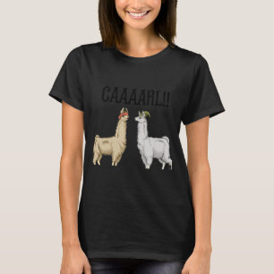 Llamas With Hats Carl T-Shirt