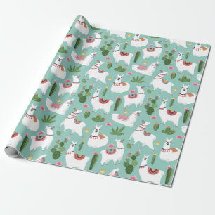 Llamas Wrapping Paper