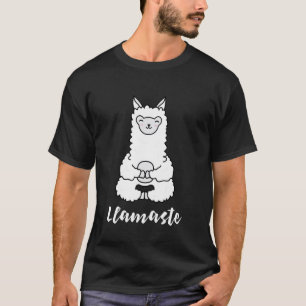Llamaste - Cute Yoga Lovers Gift, Adorable Llama F T-Shirt