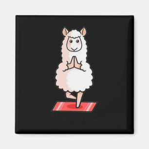 Llamaste Llama Alpaca Yoga Exercise Fitness Gym Wo Magnet