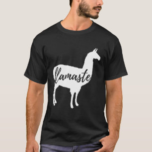 Llamaste Namaste Llama Alpaca Yoga Lovers Fun T-Shirt