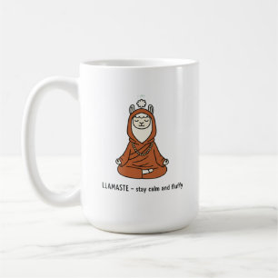"Llamaste - stay calm and fluffy" Coffee Mug