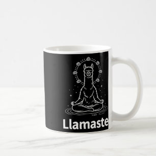 Llamaste Yoga Llama Funny Meditative Spirit Design Coffee Mug