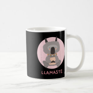 Llamaste Yoga Llama Meditation  Coffee Mug