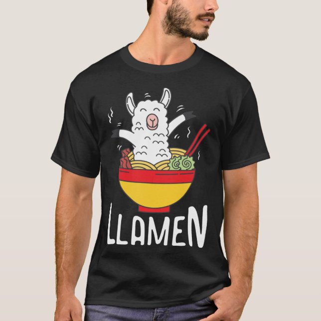 Llamen  Llama Hilarious Sayings T-Shirt (Front)