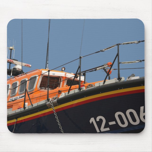 Llandudno lifeboat. mouse pad (Front)