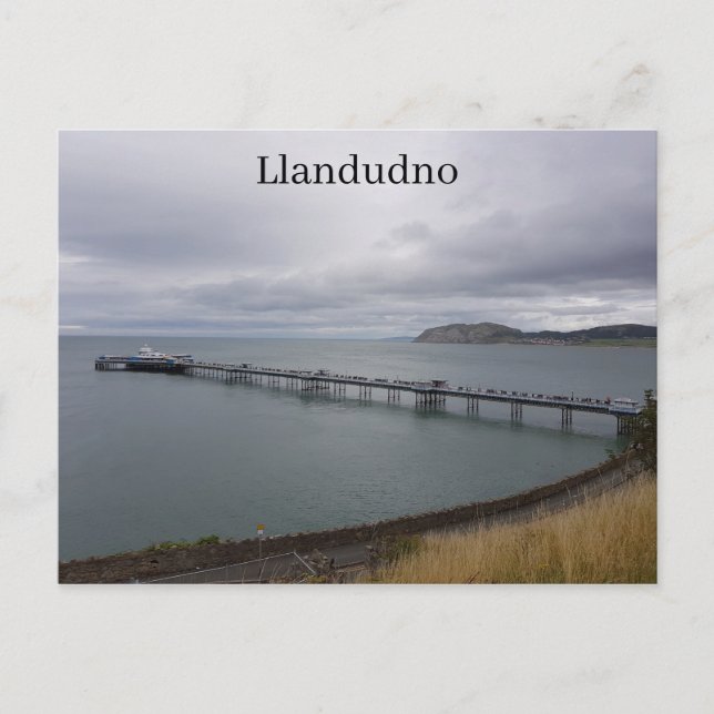 Llandudno Pier Postcard (Front)
