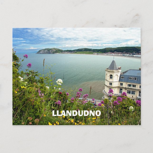Llandudno Wales UK View From Great Orme Postcard (Front)