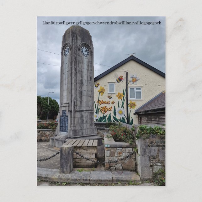 Llanfair­pwllgwyngyll­ Postcard (Front)