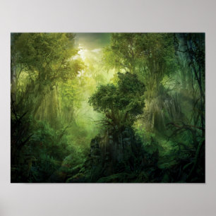 Llanowar Rebord Poster