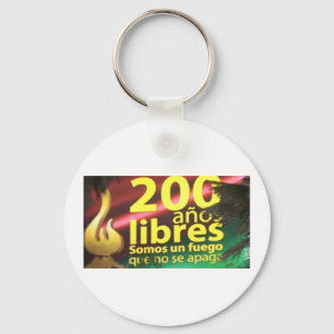 Llaver La Paz 200 años libre Key Ring
