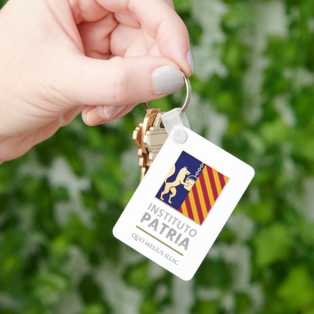 Llavero aluminio. Colección Patria Key Ring (Hand)