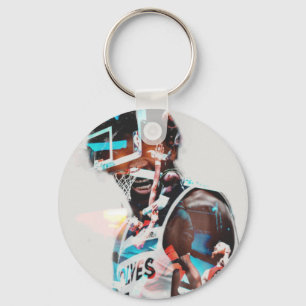 Llavero anthony edwards, basketball, sports key ring