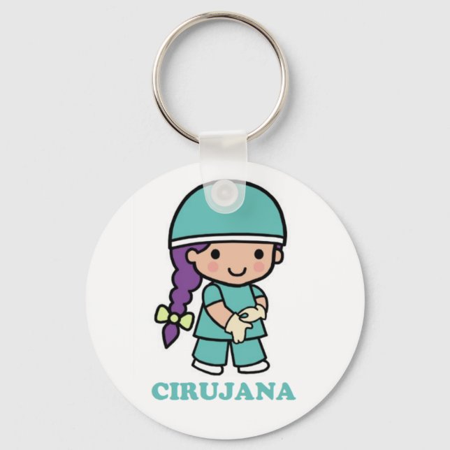 Llavero de cirujana key ring (Front)